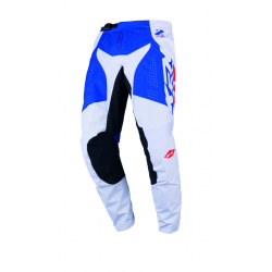 KENNY RACING SPODNIE CROSS/ENDURO TRACK KID/JUNIOR/DZECIĘCE ZOOM PATRIOT KOLOR NIEBIESKI/CZERWONY/BIAŁY ROZMIAR 22 (6 LAT)