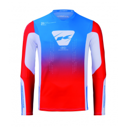 KENNY RACING KOSZULKA CROSS/ENDURO PERFORMANCE PATRIOT KOLOR NIEBIESKI/CZEROWNY/BIAŁY ROZMIAR XL