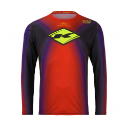 KENNY RACING KOSZULKA CROSS/ENDURO TRACK KID/JUNIOR/DZECIĘCE FOCUS RED KOLOR CZERWONY ROZMIAR XXXS ( 5/6 LAT)