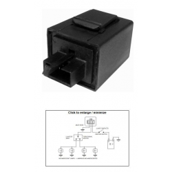 DZE PRZERYWACZ KIERUNKOWSKAZÓW YAMAHA XJ 600 '92-'96 YZF 750 '94 TDM 850 '92-'93 FZR 1000 '91-'93 GTS 1000 '93-'94 (3YA-83350-00