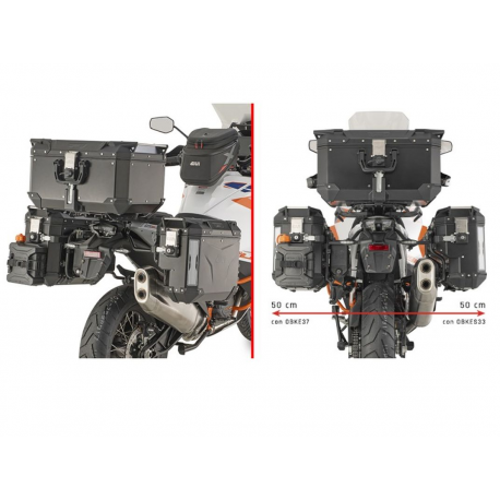 KAPPA 2025/05 STELAŻ KUFRÓW BOCZNYCH MONOKEY CAM SIDE KTM 1290 SUPER ADVENTURE R / S '21-'24 - POD KUFRY KVG K'VOYAGER ALU - PRA