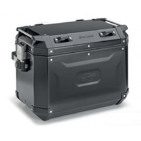 KAPPA 2025/05 KUFER BOCZNY 48L MONOKEY CAM SIDE KVG48B K'VOYAGER ALUMINIOWY LEWY KOLOR CZARNY ANODOWANY BLACK LINE