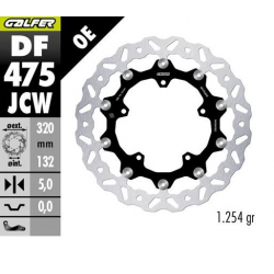 GALFER TARCZA HAMULCOWA PRZÓD YAMAHA MT-10 '17- YZF -R6 '17-'23 YZF-R9 '25 FZ 1 '06' YZF-R1 '04-'23 V MAX 1700 '09- (WAVE FLOATI