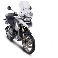 KAPPA SZYBA (DWUCZĘŚCIOWA KOMPLETNA) BMW R 1200 GS (04-12) REGULOWANA AIRFLOW PRZEZROCZYSTA - ZASTĘPUJE KAF330
