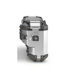 KAPPA 2025/05 KUFRY BOCZNE 37L LEWY I 33L PRAWY WCIĘTY MONOKEY CAM SIDE KVG37AL KVGS33AR K'VOYAGER ALUMINIOWE KOLOR SREBRNY