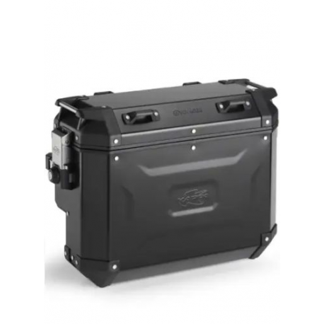 KAPPA 2025/05 KUFRY BOCZNE 37L LEWY I 33L PRAWY WCIĘTY MONOKEY CAM SIDE KVG37BL KVGS33BR K'VOYAGER ALUMINIOWE KOLOR CZARNY ANODO