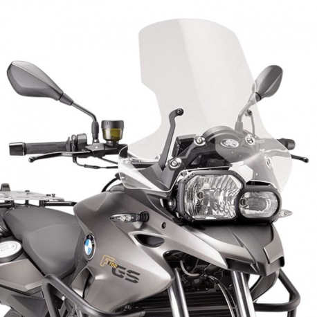 KAPPA SZYBA BMW F 700 GS (13-17) 50 X 49 CM PRZEZROCZYSTA - POTRZEBNE MOCOWANIE D5107KITK - drobne rysy na szybie