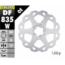 GALFER TARCZA HAMULCOWA PRZÓD HARLEY-DAVIDSON (300X56X5) (W FIXED)