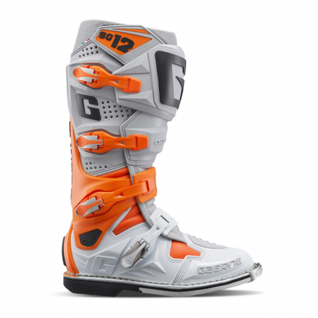 GAERNE BUTY CROSS/ENDURO MODEL SG-12 WHITE/ORANGE/GREY KOLOR BIAŁY/POMARAŃCZOWY/SZARY ROZMIAR 47