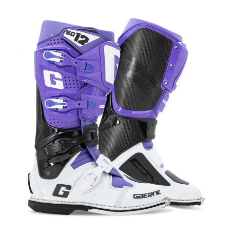 GAERNE BUTY CROSS/ENDURO MODEL SG-12 LIMITED EDITION (EDYCJA LIMITOWANA) BLACK/PURPLE/WHITE KOLOR CZARNY/FIOLETOWYBIAŁY ROZMIAR