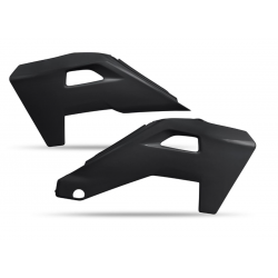 UFO OSŁONY CHŁODNICY HUSQVARNA TC 125 / 150 / 250 / 300 '25, FC 250 / 450 '25, TX 300 '25, FX 350 / 450 KOLOR CZARNY