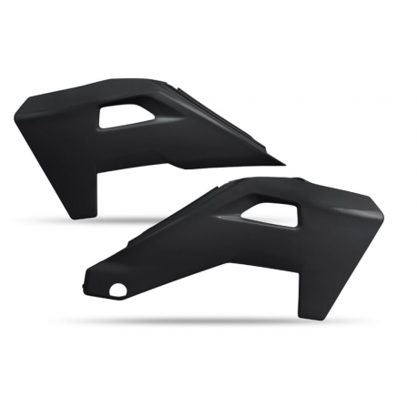 UFO OSŁONY CHŁODNICY HUSQVARNA TC 125 / 150 / 250 / 300 '25, FC 250 / 450 '25, TX 300 '25, FX 350 / 450 KOLOR CZARNY