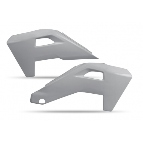 UFO OSŁONY CHŁODNICY HUSQVARNA TC 125 / 150 / 250 / 300 '25, FC 250 / 450 '25, TX 300 '25, FX 350 / 450 KOLOR SZARY