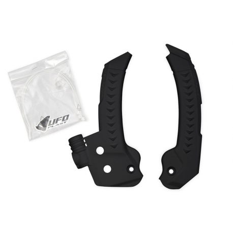 UFO OSŁONY RAMY HUSQVARNA TC 125 / 150 / 250 / 300 '25, TX 300 '25, FC 250 / 350 / 450 '25, FX 350 / 450 '25 KOLOR CZARNY