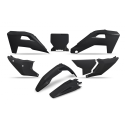 UFO KOMPLET PLASTIKÓW HUSQVARNA TC 125 / 150 / 250 / 300 '25, TX 300 '25, FC 250 / 350 / 450 '25, FX 350 / 450 '25 KOLOR CZARNY