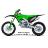 UFO 2025/04 KOMPLET PLASTIKÓW (FULL KIT) Z OSŁONAMI TELESKOPÓW (AMORTYZATORÓW) KAWASAKI KXF 250 '25-, KXF 450 '24-'25 KOLOR ZIEL