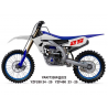 UFO 2025/04 KOMPLET PLASTIKÓW (FULL KIT) Z OSŁONAMI TELESKOPÓW (AMORTYZATORÓW) YAMAHA YZF 250 '24-'25, YZF 450 '23-'25 KOLOR BIA