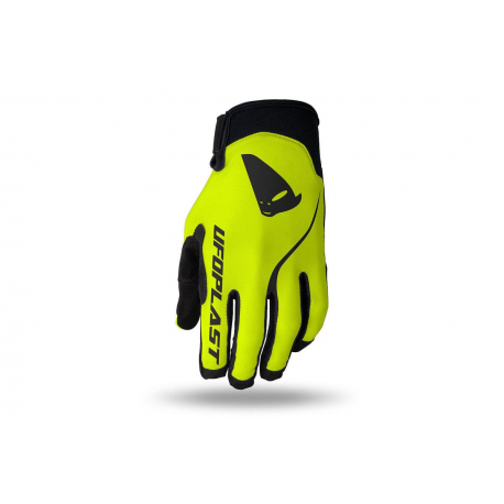 UFO RĘKAWICE SKYLINE KIDS MOTOCROSS KOLOR CZARNY ZÓŁTY FLUO ROZMIAR XS - KOLEKCJA 2025/2026