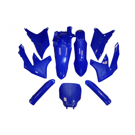 UFO 2025/11 KOMPLET PLASTIKÓW (FULL KIT) Z OSŁONAMI TELESKOPÓW (AMORTYZATORÓW) YAMAHA YZF 250 '24-'26, KOLOR NIEBIESKI