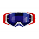 UFO 2025/09 GOGLE CORE 2.0 KOLOR BIAŁY / CZERWONY SZYBA NIEBIESKA