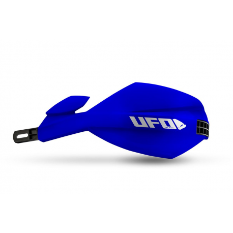 UFO 2026/01 OSŁONY RĄK (HANDBARY) MUGAN UNIWERSALNE KOMPLET Z MOCOWANIEM NA KIEROWNICĘ 22 I 28MM KOLOR NIEBIESKI