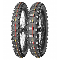 MITAS OPONA 100/90-19 TERRA FORCE-MX SM 57M (CZERWONO-ŻÓŁTY PASEK) TT TYŁ DOT 2025 (DOT:XCDP) (460082) (ZAMIENNIK:70000149)