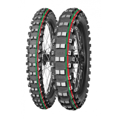 MITAS OPONA 90/100-21 TERRA FORCE-MX MH 57M (CZERWONO-ZIELONY PASEK) TT PRZÓD DOT 2025 (DOT:XODP) (ZAMIENNIK:70000131)