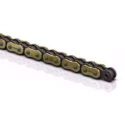 TSUBAKI ŁAŃCUCH NAPĘDOWY 520 MXE 120 PROFESSIONAL MOTOCROSS / ENDURO RACING X-RING CHAIN KOLOR ZŁOTO CZARNY G&B (120 OGNIW, OTWA