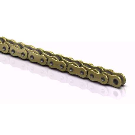 TSUBAKI ŁAŃCUCH NAPĘDOWY 428 MXC 120 PROFESSIONAL MOTOCROSS / ENDURO RACING CHAIN KOLOR ZŁOTY G&G (120 OGNIW, OTWARTY ZAPINKA W