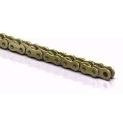 TSUBAKI ŁAŃCUCH NAPĘDOWY 428 MXC 122 PROFESSIONAL MOTOCROSS / ENDURO RACING CHAIN KOLOR ZŁOTY G&G (122 OGNIW, OTWARTY ZAPINKA W