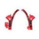 RACETECH (RTECH) 2025/12 OSŁONY RAMY (KOMPLET) BI-MATERIAL SUPER GRIP STARK FUTURE VARG SMX1 '23-'25 KOLOR CZERWONY / CZARNY