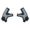 RACETECH (RTECH) 2025/12 OSŁONY RAMY (KOMPLET) BI-MATERIAL SUPER GRIP SURRON ULTRA BEE '23-'25 KOLOR CZARNY / SZARY