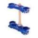 XTRIG PÓŁKI ZAWIESZENIA PRZEDNIEGO ROCS TECH TRIPLE CLAMPS YAMAHA YZ 250F '24-'25 YZ 450F '23-'25 (OFFSET 22MM) KOLOR NIEBIESKI