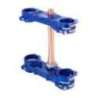 XTRIG PÓŁKI ZAWIESZENIA PRZEDNIEGO ROCS TECH TRIPLE CLAMPS YAMAHA YZ 250F '24-'25 YZ 450F '23-'25 (OFFSET 22MM) KOLOR NIEBIESKI