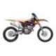BLACKBIRD KOMPLET NAKLEJEK (OKLEIN) KTM SX/SX-F '16-'18, EXC/EXC-F '17-'19 REPLICA KTM FACTORY MXGP KOLOR POMARAŃCZOWY CZARNY