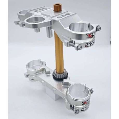 XTRIG PÓŁKI ZAWIESZENIA PRZEDNIEGO ROCS TECH TRIPLE CLAMPS YAMAHA TENERE 700 '21-'23 (OFFSET 30MM) (DLA ZESTAWU KYB 48MM) KOLOR