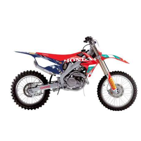 BLACKBIRD KOMPLET NAKLEJEK (OKLEIN) HONDA CRF 250R '10-'13 CRF 450R '09-'12 REPLICA TEAM HRC 25 HONDA