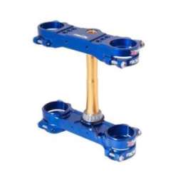 XTRIG PÓŁKI ZAWIESZENIA PRZEDNIEGO ROCS TECH TRIPLE CLAMPS SHERCO SE-R 125/250/300/450/500 '25-'27 (OFFSET 22MM) KOLOR NIEBIESKI