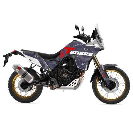 Blackbird, sada polepů, Yamaha TENERE 700 '20-'24 RALLY RIDE, šedá barva