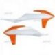 UFO OSŁONY CHŁODNICY KTM SX/SXF '19 KOLOR OEM (BIAŁY POMARAŃCZOWY)