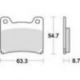 TRW LUCAS KLOCKI HAMULCOWE KH88 ORGANIC YAMAHA TZR 125 88-00, FZR 600 89-95, YZF 600 96-02, FZ 750 85-94, XV 750 89-92, YZF 750