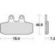 TRW LUCAS KLOCKI HAMULCOWE KH256 ORGANIC APRILIA RX 125 85-89, TUAREG 350 / 600 86-89, HONDA NSR 125 88-03, CRM 125 90-99, KTM E