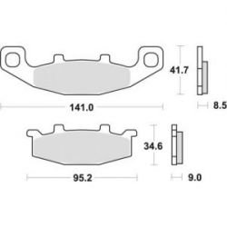 Nosič centrálního kufru BMW R 1100GS (94-99), R 1150GS (00-03) ( s plotnou Monokey )