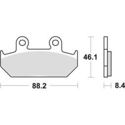 Nosič centrálního kufru BMW R 1150R (01-06), R 850R (03-07) ( s plotnou Monokey )