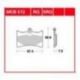 TRW LUCAS KLOCKI HAMULCOWE KH126 ORGANIC APRILIA AF 125 89-92, RS 125 95-06, GILERA NORDWEST 600 91-93, MOTO GUZZI QUOTA 1000 89