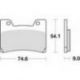 TRW LUCAS KLOCKI HAMULCOWE KH160 ORGANIC YAMAHA FZR 600 90-95, TDM 850 96-01, FZR 1000 89-90, V-MAX 1200 96-02, PRZÓD (PROMOCJA)