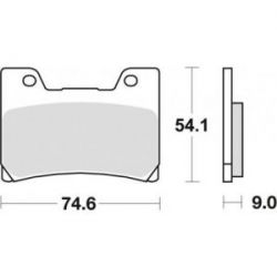 Nosič centrálního kufru HONDA CB 750 SEVEN FIFTY (92-00) ( bez plotny )