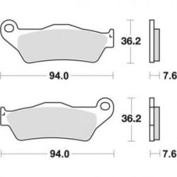 Nosič centrálního kufru HONDA FORESIGHT 250 (97-08), PANTHEON 125/150 (98-02) ( bez plotny )