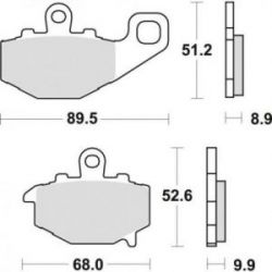 Nosič centrálního kufru HONDA NT 650V DEAUVILLE ( 98-05 ) ( s plotnou Monokey )