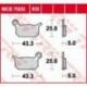 TRW LUCAS KLOCKI HAMULCOWE KH325 SINTER OFFROAD KTM SXE -5 ELECTRIC 19- SX 50 09-, SX 65 04-08, HUSQVARNA EE-5 19-, CR 50 06-, S